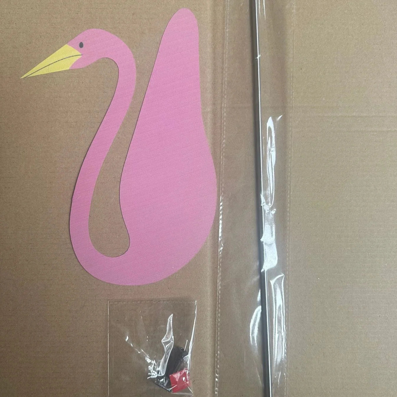 flamingo puutarhakoriste