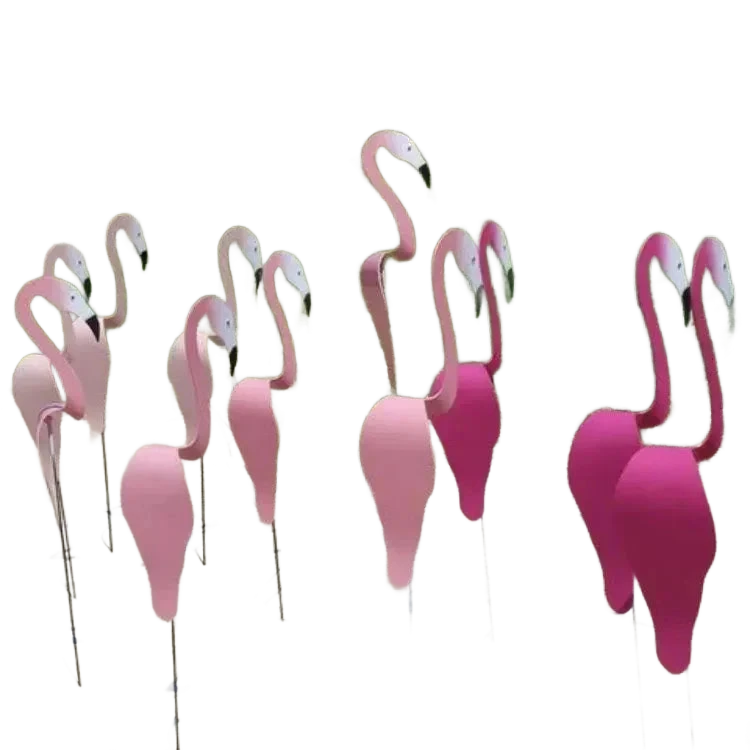 flamingo puutarhakoriste